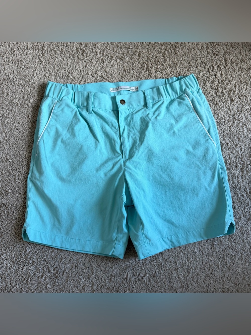 Criquet Turquoise Tennis Court Shorts